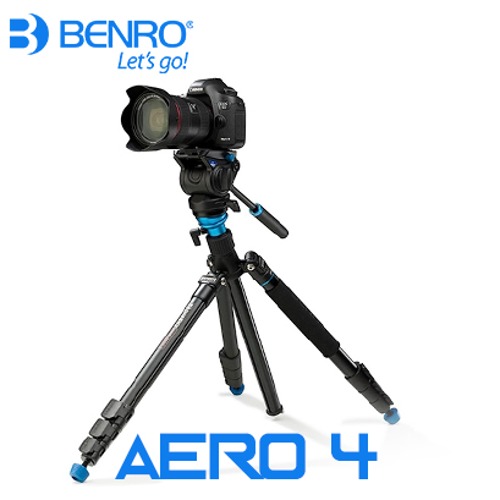 [단종제품] 벤로 영상 삼각대 키트 에어로4 AERO4 Aluminum [새제품] A2883FS4