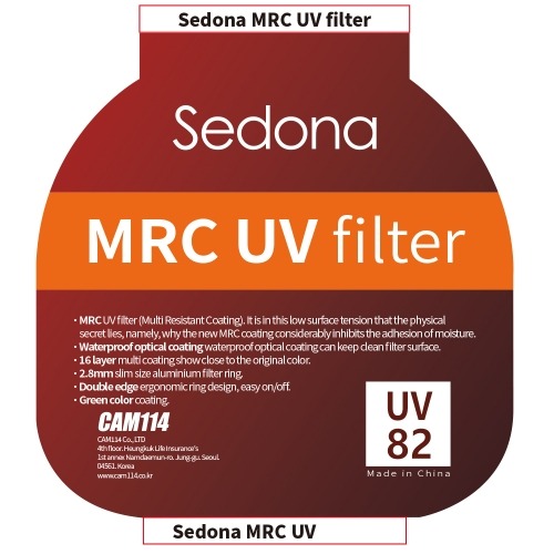 세도나 Sedona MRC UV Filter 82mm
