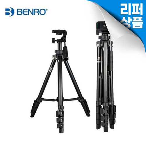 [리퍼상품] 벤로 Benro T560 비디오 카메라 캠코더 DSLR 미러리스 삼각대 미개봉신품